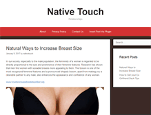 Tablet Screenshot of nativetouch.us